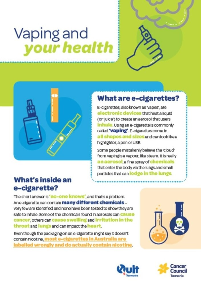 E-cigarettes and vaping 1